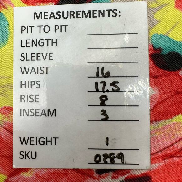 J Crew Yellow & Pink Floral Stretch Chino Shorts Womens Size 6 Bright Peony - Picture 12 of 12